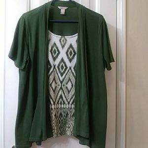 🌱 Olive green top